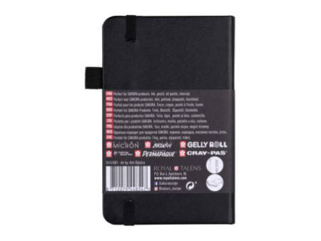 SAKURA Carnet de croquis, 90 x 140 mm, noir