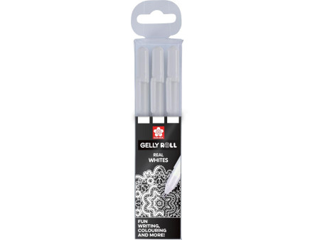 SAKURA Stylo roller encre gel Gelly Roll Bright White 0,4 mm