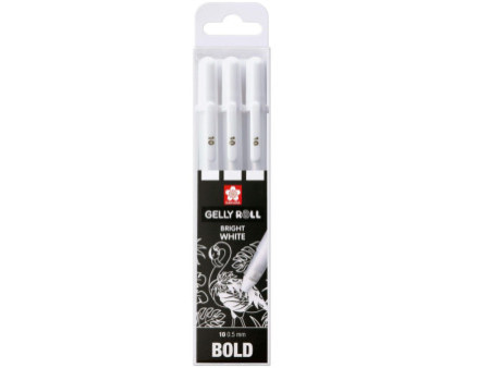 SAKURA Stylo roller encre gel Gelly Roll Bright White 0,5 mm
