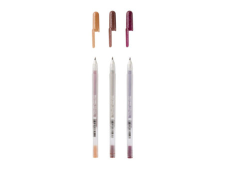 SAKURA Stylo roller à encre gel Gelly Roll Metallic 'Nature'