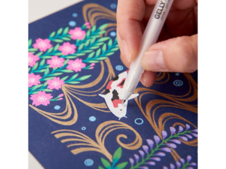 SAKURA Stylo roller à encre gel Gelly Roll Bright White