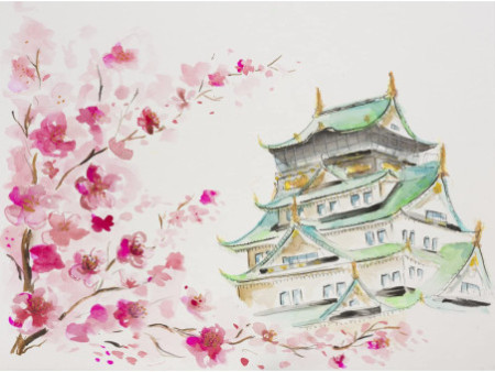 SAKURA Peinture aquarelle Koi Water Colors Sketch Box 18