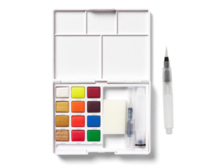 SAKURA Peinture aquarelle Koi Water Colors Sketch, box 12