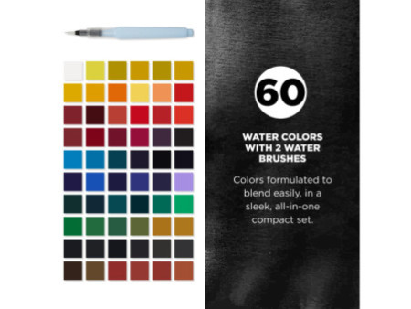 SAKURA Peinture aquarelle Koi Water Colors Studio, set 60