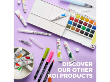 SAKURA Peinture aquarelle Koi Water Colors Studio, set 60