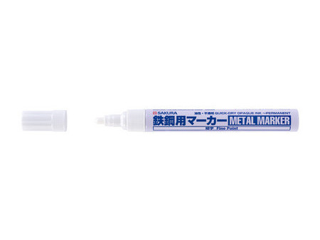 SAKURA Marqueur pour métal, fin, 2 mm, jaune