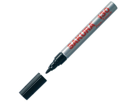 SAKURA Marqueur permanent Pen-touch 130, 1,2 mm, noir