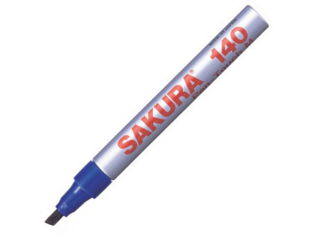 SAKURA Marqueur permanent Pen-touch 140, 4 mm, bleu