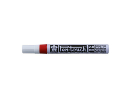 SAKURA Marqueur permanent Pen-Touch Moyen, rouge
