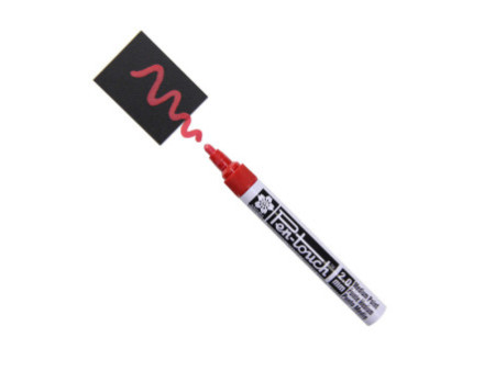 SAKURA Marqueur permanent Pen-Touch Moyen, rouge