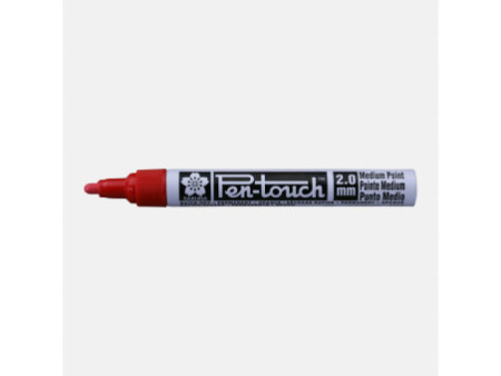 SAKURA Marqueur permanent Pen-Touch Moyen, rouge