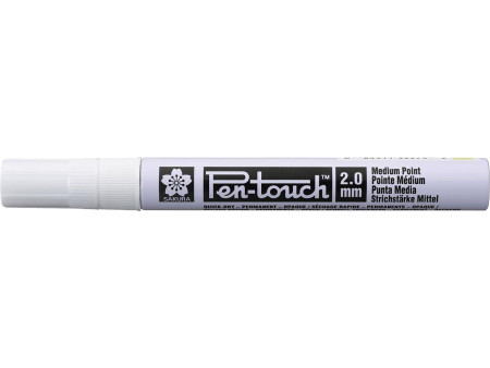 SAKURA Marqueur permanent Pen-Touch Moyen, jaune fluo