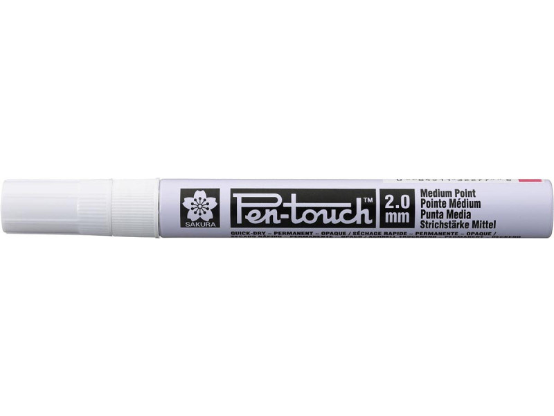 SAKURA Marqueur permanent Pen-Touch Moyen, rouge fluo