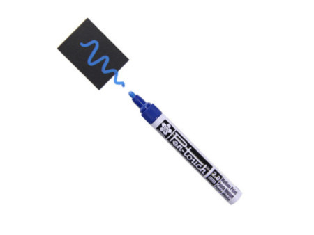 SAKURA Marqueur permanent Pen-Touch Moyen, bleu