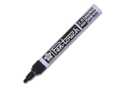SAKURA Marqueur permanent Pen-Touch Moyen, noir