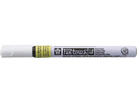 SAKURA Marqueur permanent Pen-Touch Fin, jaune fluo