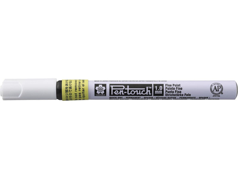 SAKURA Marqueur permanent Pen-Touch Fin, jaune fluo