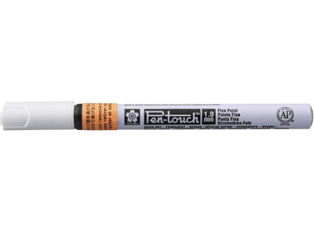SAKURA Marqueur permanent Pen-Touch Fin, orange fluo
