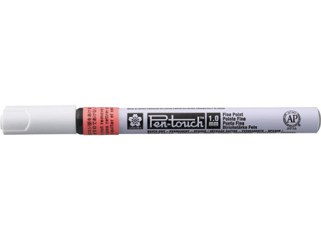 SAKURA Marqueur permanent Pen-Touch Fin, rouge fluo