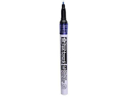 SAKURA Marqueur permanent Pen-Touch Fin, bleu