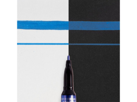 SAKURA Marqueur permanent Pen-Touch Fin, bleu