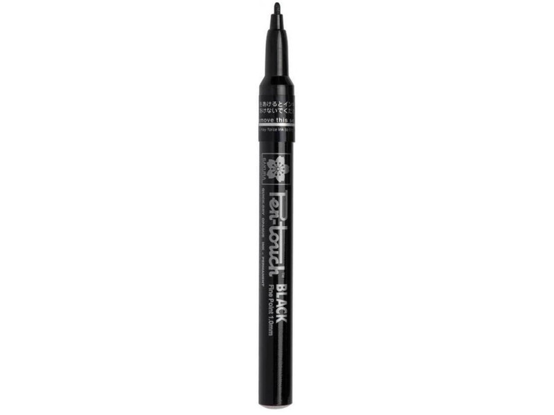SAKURA Marqueur permanent Pen-Touch Fin, noir