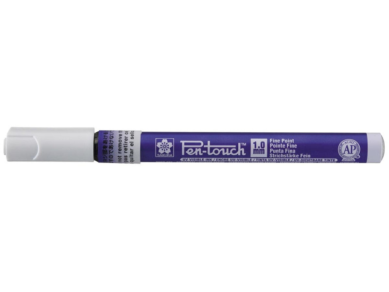 SAKURA Marqueur permanent Pen-Touch UV Fin, bleu uv