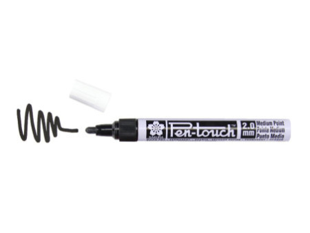 SAKURA Marqueur permanent Paint Marker moyen, noir