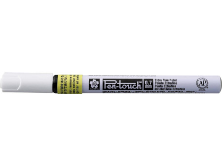 SAKURA Marqueur permanent Pen-touch Extra Fin, jaune fluo