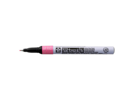 SAKURA Marqueur permanent Pen-touch Extra Fin, rose fluo