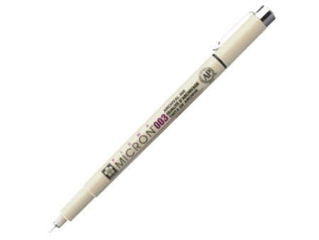 SAKURA Feutre fineliner PIGMA MICRON 003, noir