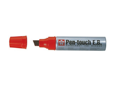 SAKURA Marqueur permanent Pen-touch Extra Broad, rouge