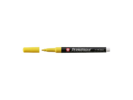 SAKURA Marqueur permanent Permapaque fin, jaune