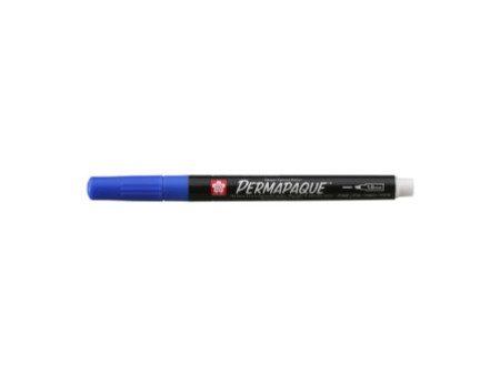 SAKURA Marqueur permanent Permapaque fin, bleu