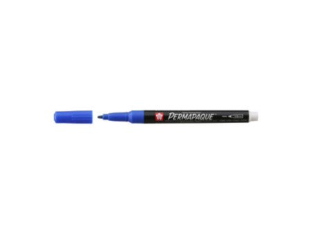 SAKURA Marqueur permanent Permapaque fin, bleu