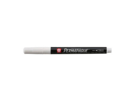 SAKURA Marqueur permanent Permapaque fin, blanc
