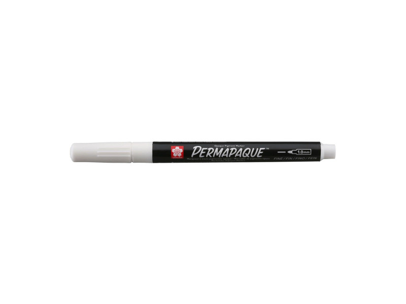 SAKURA Marqueur permanent Permapaque fin, blanc