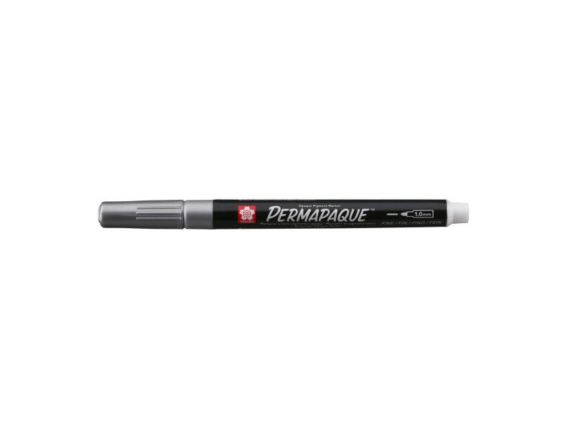 SAKURA Marqueur permanent Permapaque fin, argent