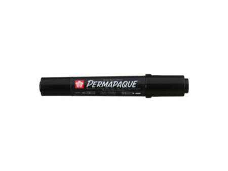 SAKURA Marqueur permanent Permapaque, double pointe, noir