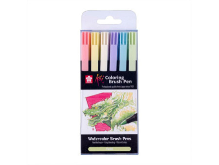 SAKURA Feutre pinceau Koi Colouring Brush Pen 'Pastel'