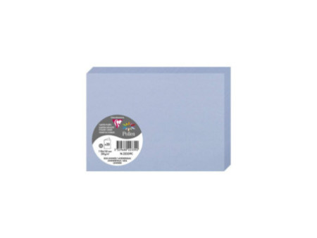 Pollen by Clairefontaine Carte double C6, bleu lavande