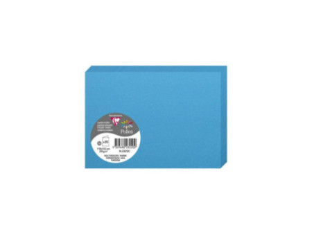Pollen by Clairefontaine Carte double C6, bleu turquoise