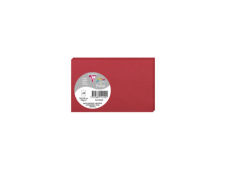 Pollen by Clairefontaine Carte 82 x 128 mm, rouge groseille