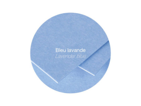 Pollen by Clairefontaine Carte 82 x 128 mm, bleu lavande