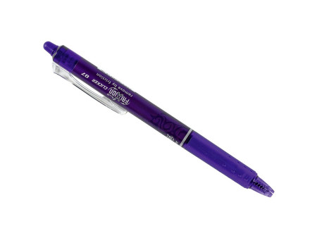 PILOT Stylo roller FRIXION BALL CLICKER 07, violet