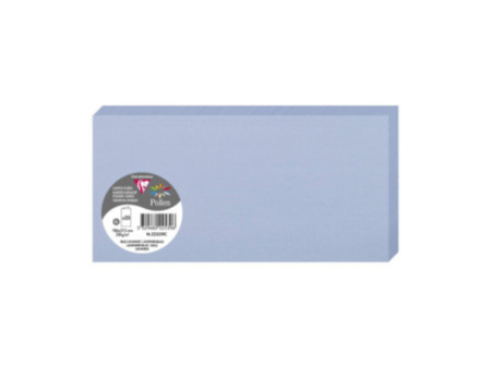 Pollen by Clairefontaine Carte double DL, bleu lavande