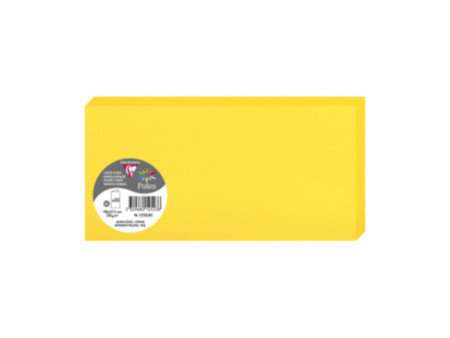 Pollen by Clairefontaine Carte double DL, jaune soleil