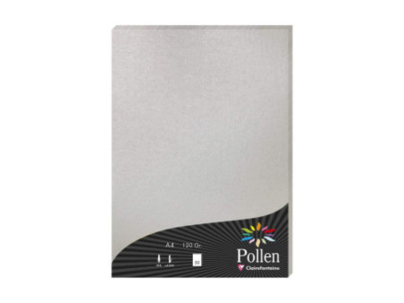 Pollen by Clairefontaine Papier A4, argent