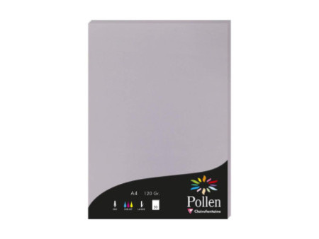 Pollen by Clairefontaine Papier A4, gris koala