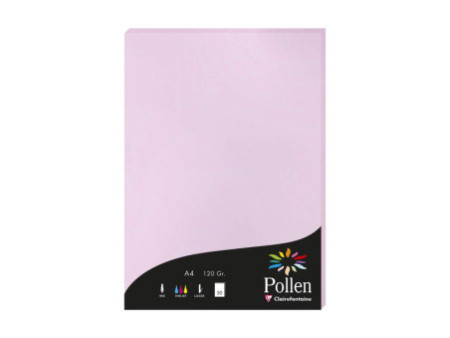 Pollen by Clairefontaine Papier A4, lilas